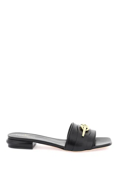 Shop Valentino The Bold Black Slide Sandals: Elevate Your Summer Style