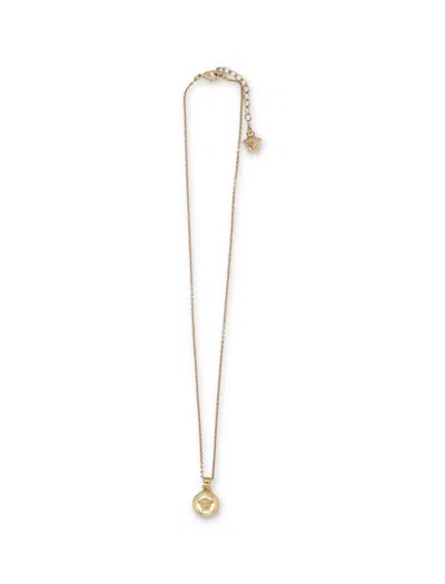 Shop Versace Gold Medusa Biggie Necklace For Women By A High-end Designer