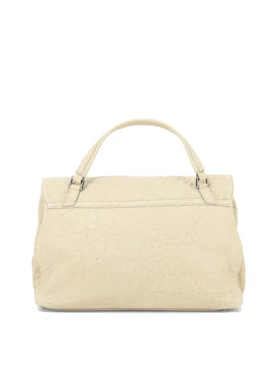 Shop Zanellato "postman Sansone" Handbag In White
