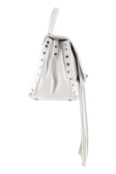 Shop Zanellato Versatile And Durable Leather Handbag For Women In White