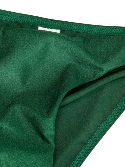 Shop Zimmermann Emerald Green Bikini Set With Diamond Trim