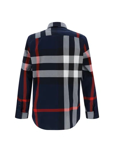 Shop Burberry Men Summerton Shirt In Multicolor