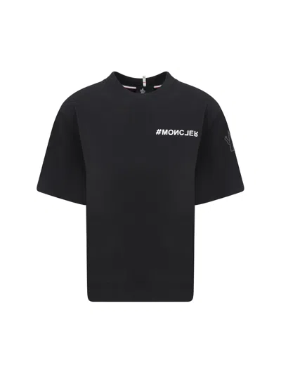 Shop Moncler Grenoble Women T-shirt In Black