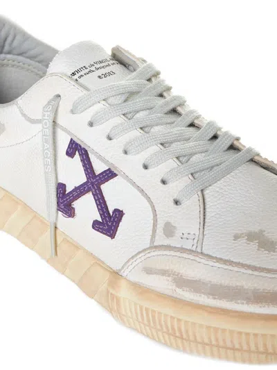 Shop Off-white Off White Sneakers In White Purple