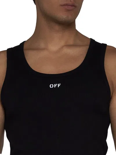 Shop Off-white Off White Top In Black