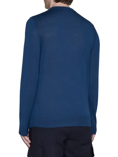 Shop Paul Smith Sweaters In Petrol Blue