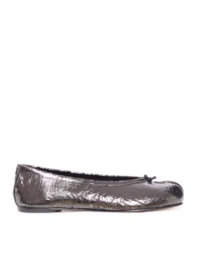Maison Margiela Tabi Ballet Flat In Animal Print