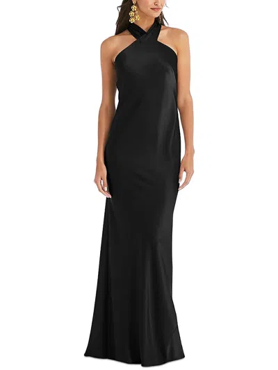 Shop Lovely Womens One Shoulder Knee Cocktail And Party Dress In Black