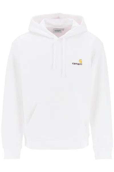 Shop Carhartt Wip American Script Hoodie In White