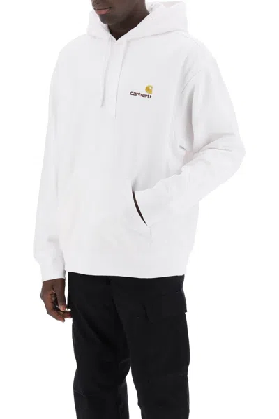 Shop Carhartt Wip American Script Hoodie In White