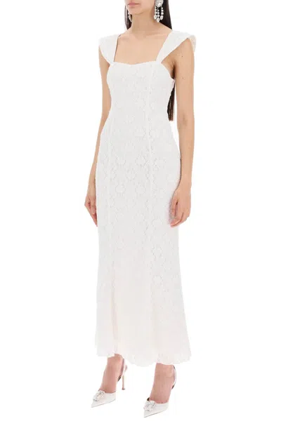 Shop Rotate Birger Christensen Rotate Maxi Lace Dress In Italian In White