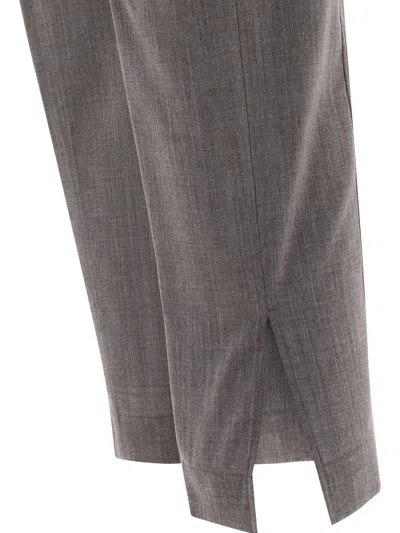 Shop Jil Sander "ripstop" Trousers In Grey