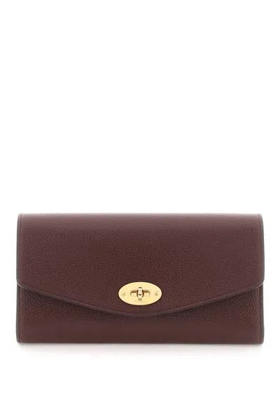 Shop Mulberry Darley Wallet In Rosso