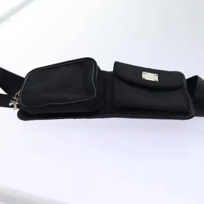 Shop Dior Black Canvas Shoulder Bag ()