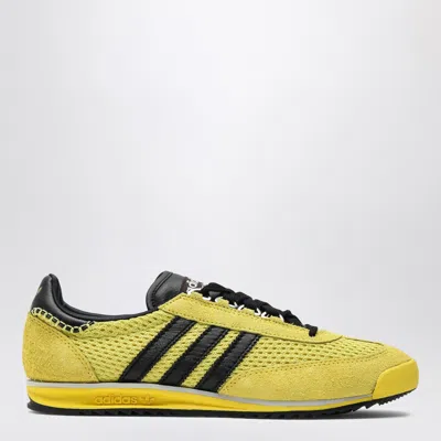 Adidas Originals Wales Bonner Sl76 Leather-trimmed Brushed-suede And Mesh Sneakers