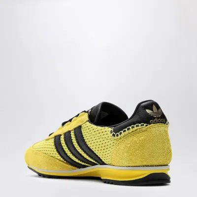 Adidas Originals Wales Bonner Sl76 Leather-trimmed Brushed-suede And Mesh Sneakers
