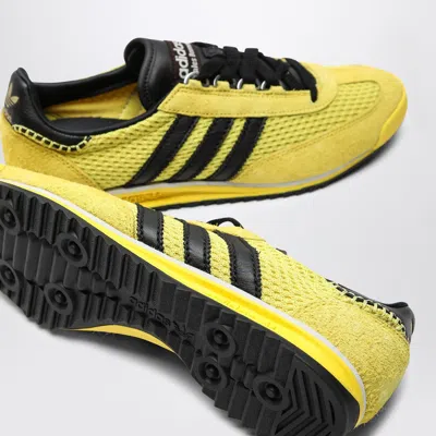 Adidas Originals Wales Bonner Sl76 Leather-trimmed Brushed-suede And Mesh Sneakers