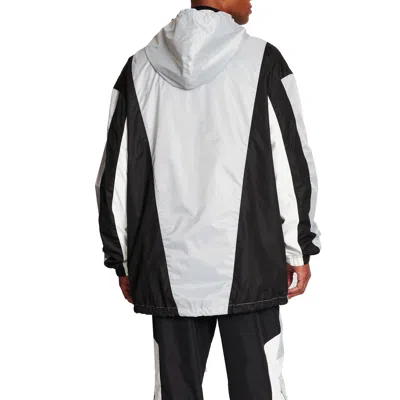 Balmain Color Block Patterned Multicuts Nylon Windbreaker