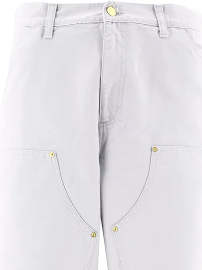 Carhartt Single Knee Pant Sonyc Silver In Cotton