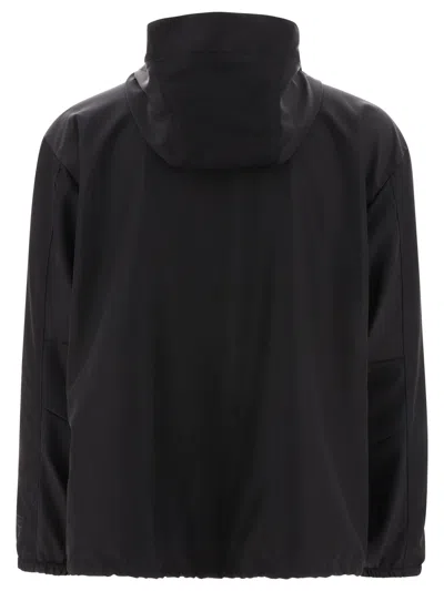Givenchy Black 4g Windbreaker With Stand-up Collar