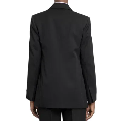 Lanvin Double-breasted Black Wool Jacket