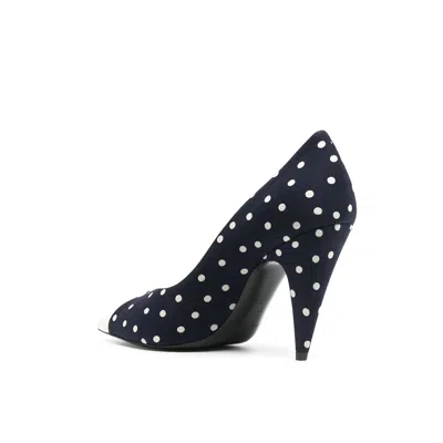 Shop Saint Laurent Lola Polka Dot Print Pumps