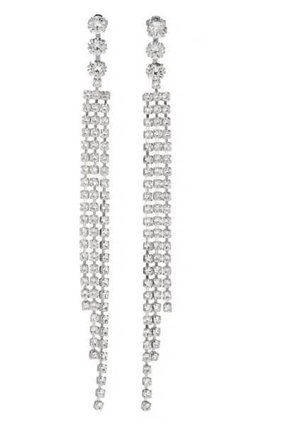 Shop Isabel Marant Women 'boucle D'oreill' Earrings In Silver