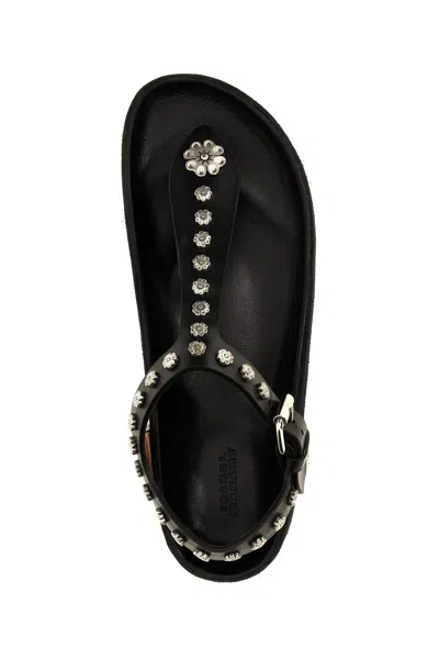 Shop Isabel Marant Women 'enore' Sandals In Black