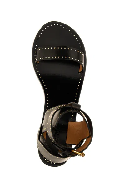 Shop Isabel Marant Women 'jaeryn' Sandals In Black
