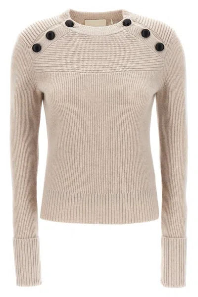 Shop Isabel Marant Women 'koyle' Sweater In Cream