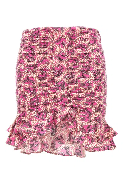 Shop Isabel Marant Women 'milendi' Skirt In Pink