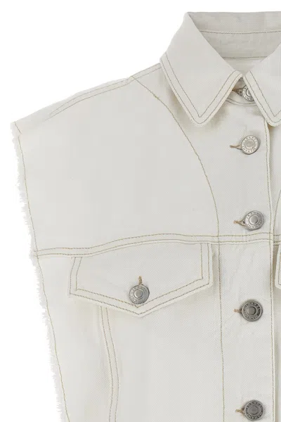 Shop Isabel Marant Women 'tyra' Vest In White
