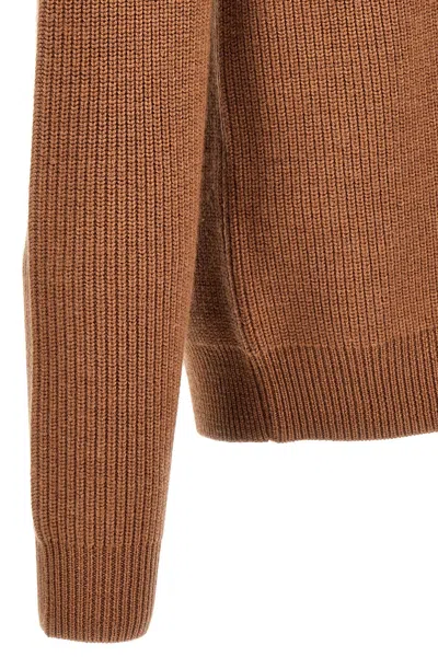 Shop Jw Anderson J.w.anderson Men Half Zip Maxi Puller Sweater In Cream