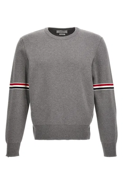 Shop Thom Browne Men Classic Sweater In Gray