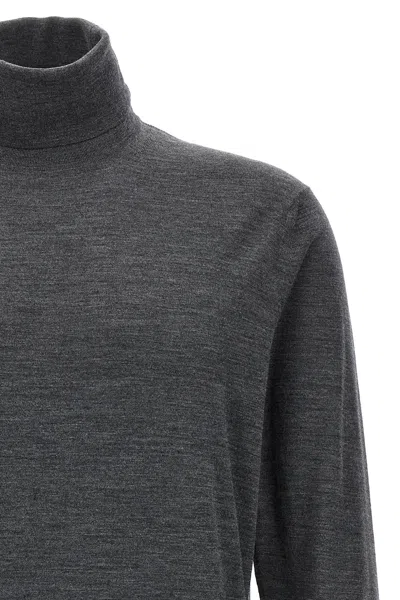 Shop Tom Ford Men High Neck Sweater In Gray