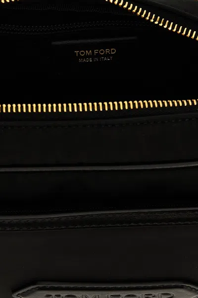 Shop Tom Ford Men Nylon Logo Beauty In Black