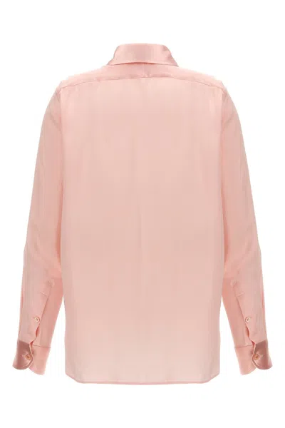 Shop Tom Ford Women Charmeuse Shirt In Pink