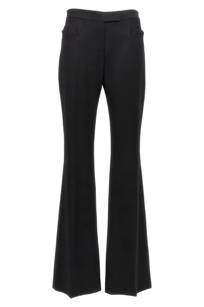 Shop Tom Ford Women Flared Pants In Black
