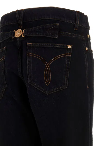 Shop Versace Men 'medusa Biggie' Jeans In Blue