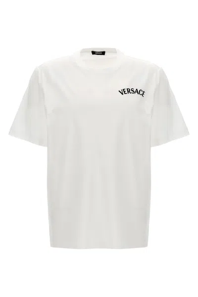 Versace T-shirt With Logo In White
