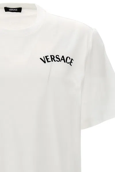 Versace T-shirt With Logo In White