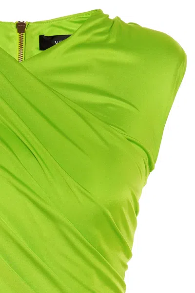 Shop Versace Women 'cocktail' Dress In Green