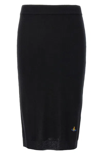 Shop Vivienne Westwood Women 'bea' Skirt In Black