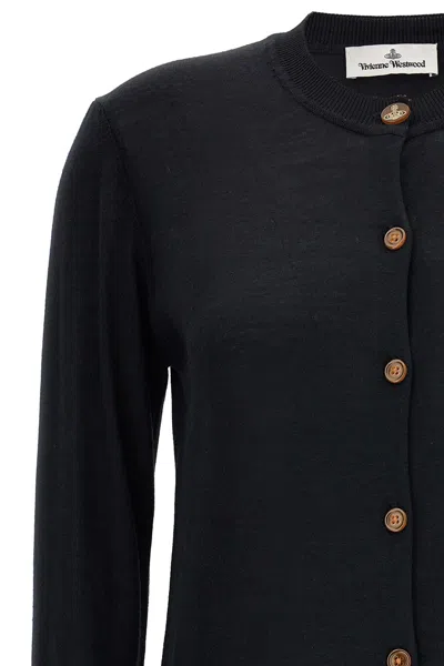 Shop Vivienne Westwood Women 'bea' Cardigan In Black
