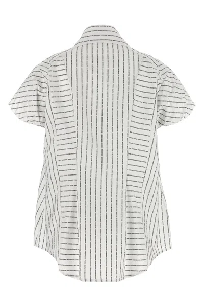 Vivienne Westwood Blackwhite Twisted Bagatelle Shirt In Multicolor