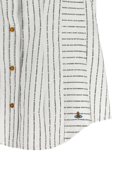 Vivienne Westwood Blackwhite Twisted Bagatelle Shirt In Multicolor