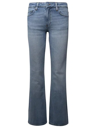 Shop Ganni Blue Cotton Jeans