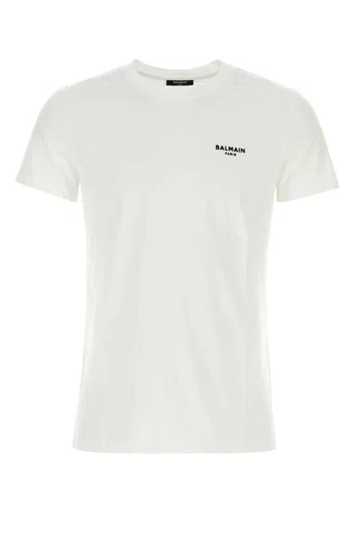 Shop Balmain T-shirt In White