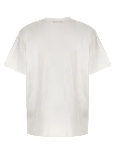 Shop Balmain 'coin' T-shirt In White/black