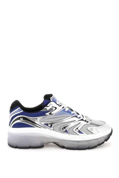 Valentino Low-top Ms-2960 Sneakers In Argento
